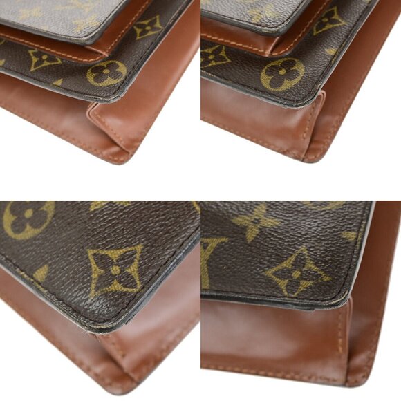 LOUIS VUITTON Monceau 28 Hand Bag Monogram Leather Brown M51185 70YG720 - Picture 7 of 14